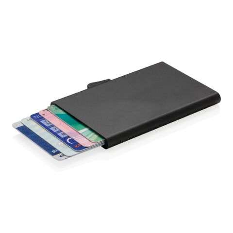 C-Secure aluminium RFID card holder black | No Branding | not available | not available