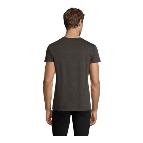REGENT FIT MEN T-SHIRT 150 Charcoal Melange | XS | No Branding | not available | not available | not available