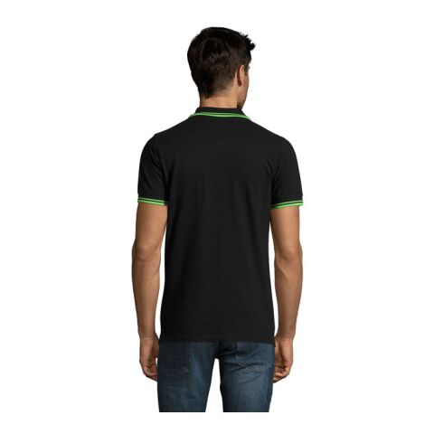 PASADENA MEN POLO 200 Black/Lime | S | No Branding | not available | not available | not available
