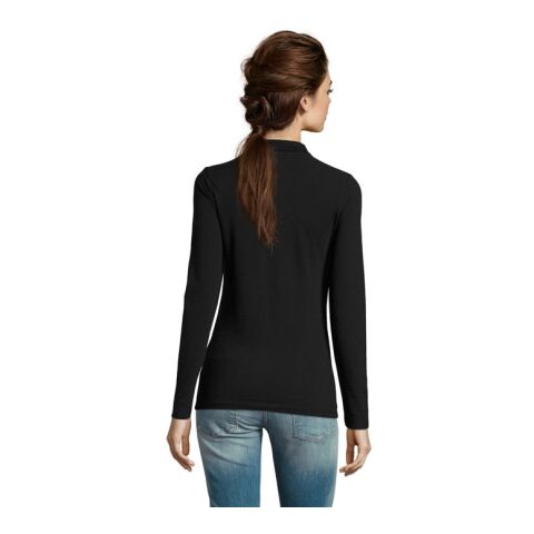 PERFECT WOMEN LSL POLO  180 Black | S | No Branding | not available | not available | not available