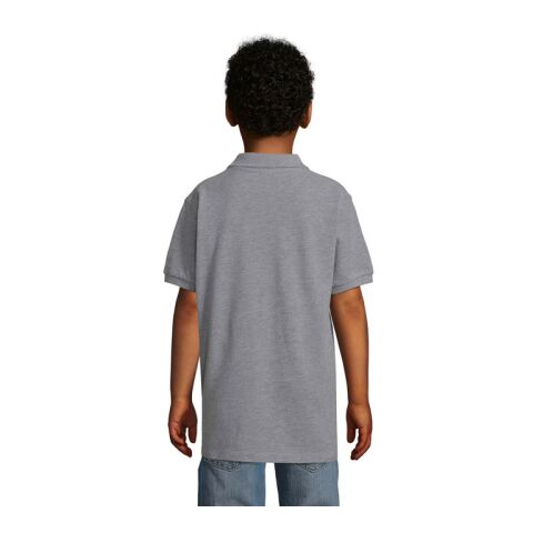 PERFECT KIDS POLO 180g Grey Melange 2 | 4XL | No Branding | not available | not available | not available