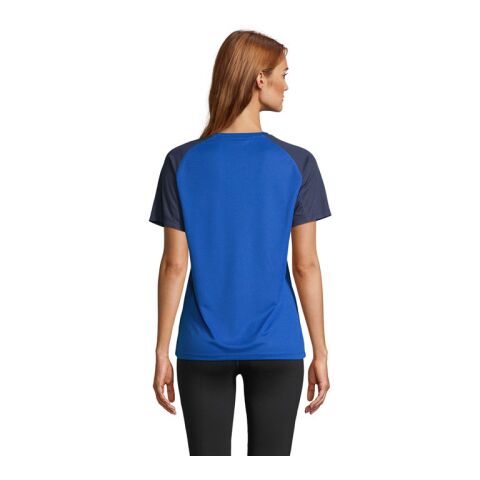 VORTEX WOMEN RAGLAN T-SHIRT French Navy/Royal Blue | XS | No Branding | not available | not available | not available