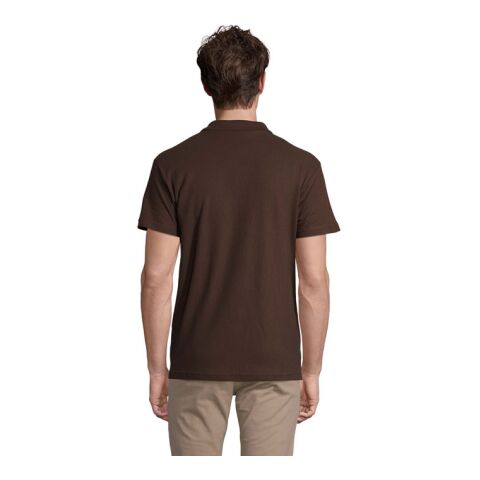 SPRING II MEN Polo 210g Chocolate | XXL | No Branding | not available | not available | not available