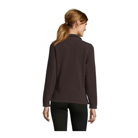 NORTH WOMEN ZIPPED FLEECE Dark Chocolate | M | No Branding | not available | not available | not available