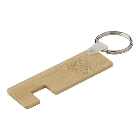 Bamboo key holder with phone holder Orlando brown | No Branding | not available | not available