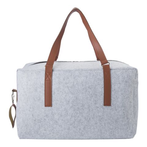 RPET felt travel bag Natalie light grey | No Branding | not available | not available
