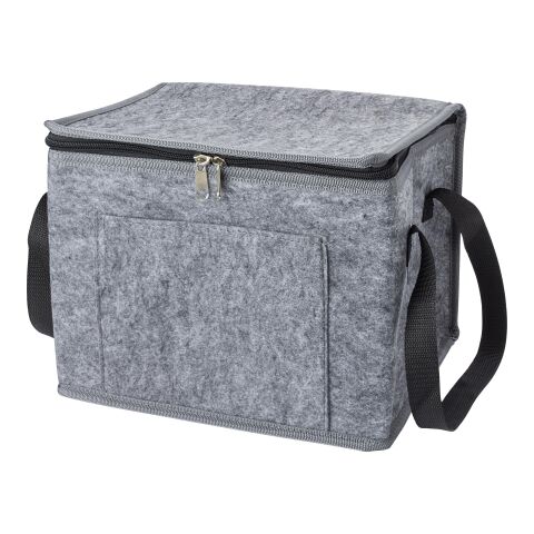RPET felt cooler bag Mason grey | No Branding | not available | not available