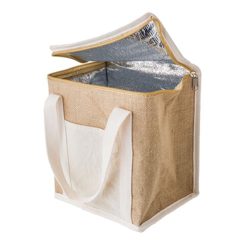 Jute cooler backpack Raveena brown | No Branding | not available | not available