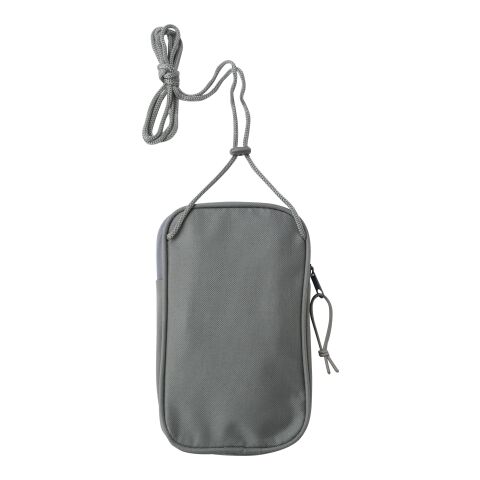 Polyester RPET (600D) cross shoulder bag Gracelyn grey | No Branding | not available | not available