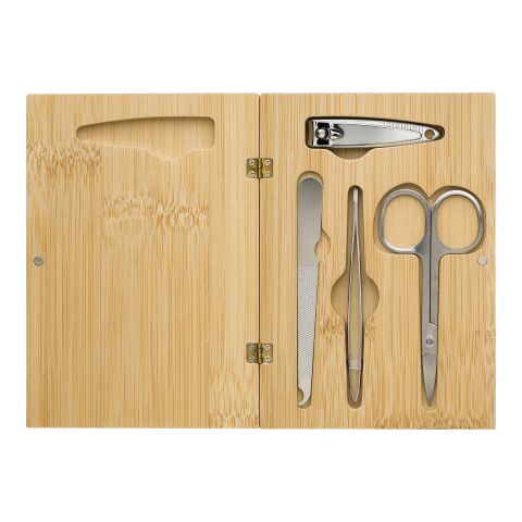 Bamboo manicure set Lydia brown | No Branding | not available | not available