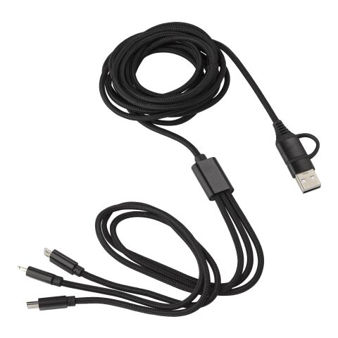 Nylon charging cable Sable black | No Branding | not available | not available
