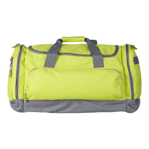 Polyester (600D) sports bag Lorenzo lime | No Branding | not available | not available