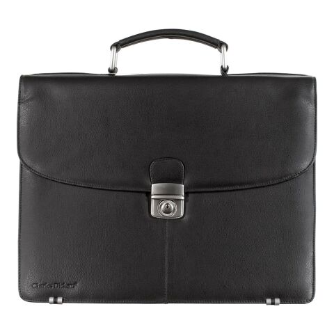 Leather Charles Dickens® briefcase Shia black | No Branding | not available | not available