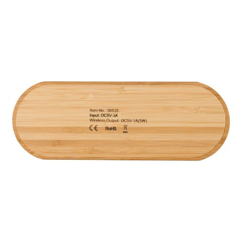 Bamboo wireless charger Tatum bamboo | No Branding | not available | not available