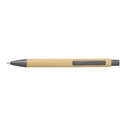 Bamboo and plastic ballpen Kalani gun metal | No Branding | not available | not available
