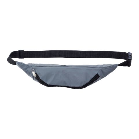 Polyester reflective waist bag Jocelyn silver | No Branding | not available | not available