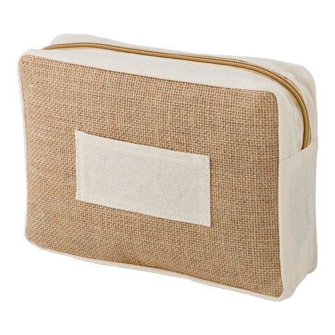 Jute toiletry  bag Julian brown | No Branding | not available | not available