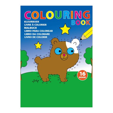 Cardboard colouring book Constanze custom/multicolor | No Branding | not available | not available