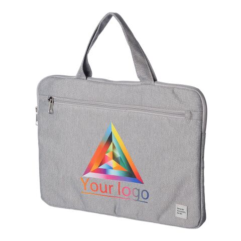 RPET laptop bag Ibrahim grey | No Branding | not available | not available
