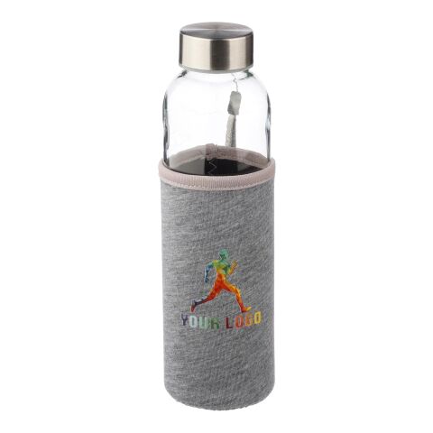 Glass bottle (500 ml) with neoprene sleeve Nika orange | No Branding | not available | not available