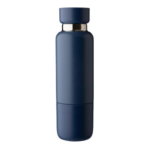 Stainless steel double-walled bottle (500 ml) Lieselotte grey | No Branding | not available | not available