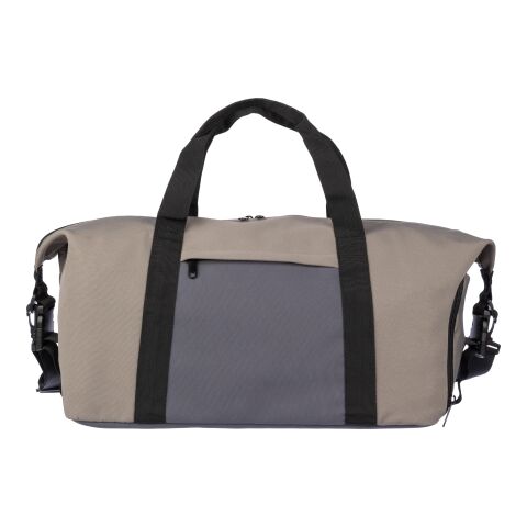 Polyester (600D) duffel bag Ines taupe | No Branding | not available | not available