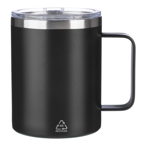 Stainless steel double-walled mug (300 ml) Renate black | No Branding | not available | not available