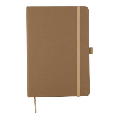 Recycled biowaste and carton notebook A5 Gertrud brown | No Branding | not available | not available