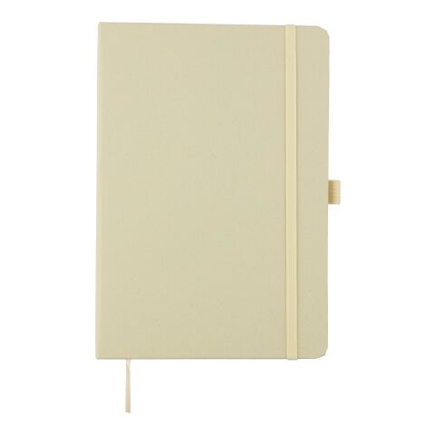 Recycled biowaste and carton notebook A5 Gertrud light green | No Branding | not available | not available