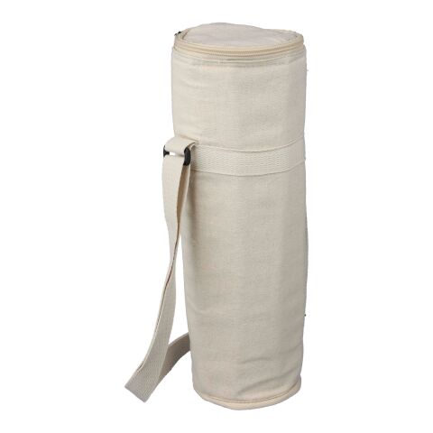 Recycled cotton (270 gsm) bottle cooler bag Eugene khaki | No Branding | not available | not available