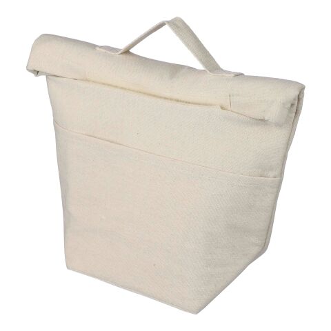 Recycled cotton (220 gsm) rolltop cooler bag Faith khaki | No Branding | not available | not available