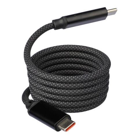 Nylon charging cable Janet black | No Branding | not available | not available