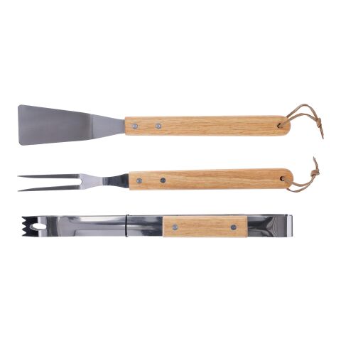 Stainless steel barbecue set Kaitlyn brown | No Branding | not available | not available