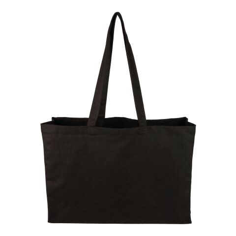 Oeko-Tex cotton (280 gsm) shopping bag Hugh black | No Branding | not available | not available