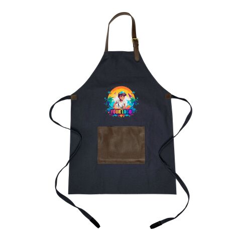 Canvas apron (450 gsm) Maria blue | No Branding | not available | not available