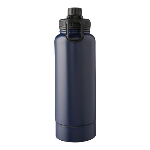 Stainless steel double-walled drinking bottle 1000 ml Nathaniel blue | No Branding | not available | not available