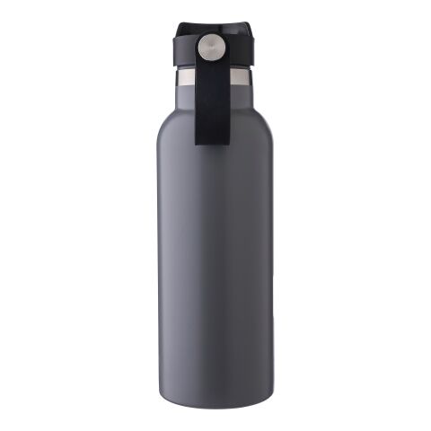 Stainless steel double-walled drinking bottle 500 ml Elaine grey