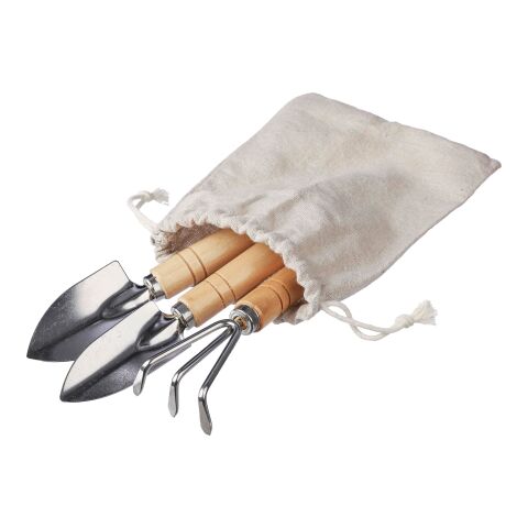 Wooden garden tool set Jeanette khaki | No Branding | not available | not available