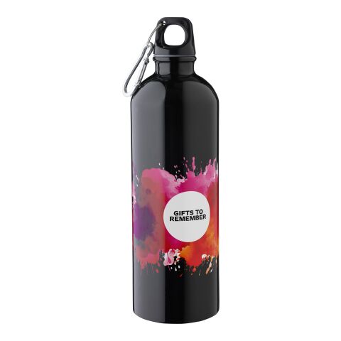 Recycled stainless steel single walled bottle (750 ml) Emeric silver | No Branding | not available | not available