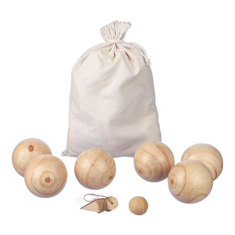 Wooden ball game set Quillian brown | No Branding | not available | not available