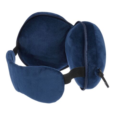 Polytester travel pillow Leontine black | No Branding | not available | not available