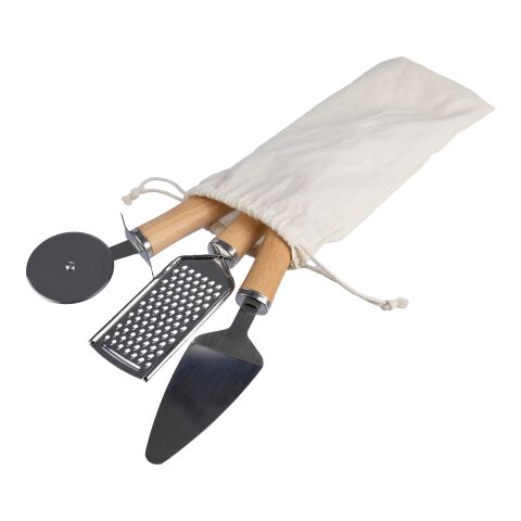 Metal and wooden kitchen tool set Sylvan brown | No Branding | not available | not available