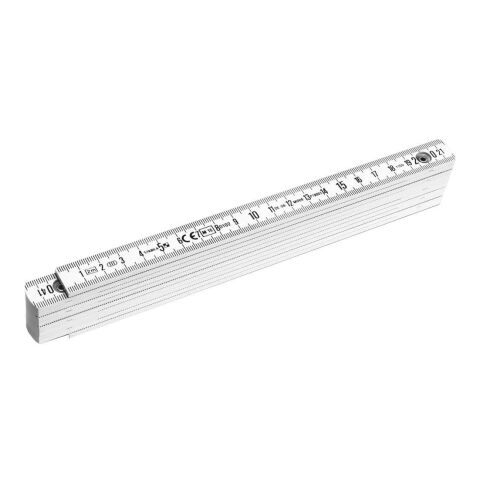 Wooden Stabila foldable ruler Gloria 1100 Series white | No Branding