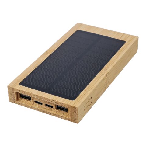 Bamboo solar power bank Elz brown | No Branding | not available | not available