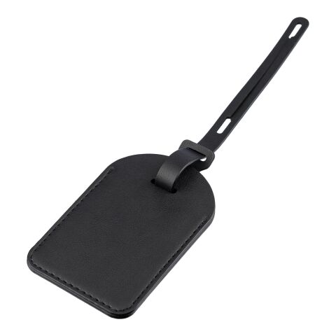 Recycled PU luggage tag Isen black | No Branding | not available | not available