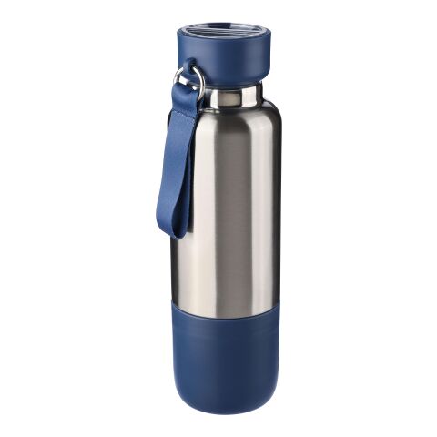 Stainless steel double-walled drinking bottle (500 ml) Zev blue | No Branding | not available | not available