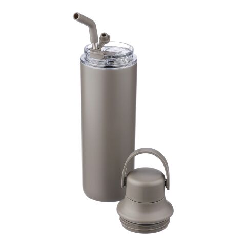 Stainless steel double-walled drinking bottle (500 ml) Omari gun metal | No Branding | not available | not available
