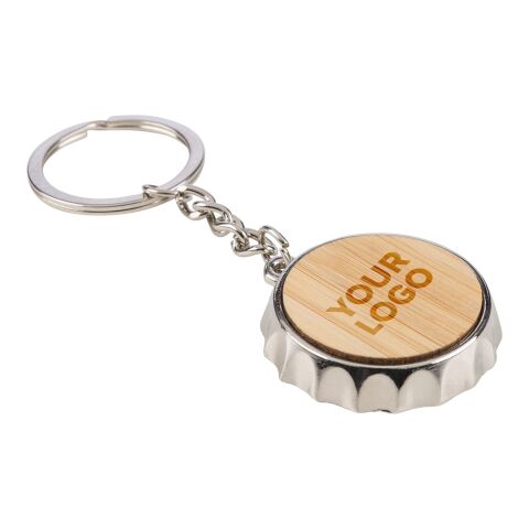 Zinc alloy keychain Finn brown | No Branding