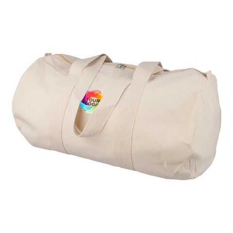 Oeko-Tex® cotton (180 gsm) duffle bag Elora khaki | No Branding