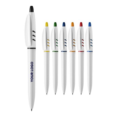 Stilolinea S30 plastic ballpen white/black | No Branding | not available | not available